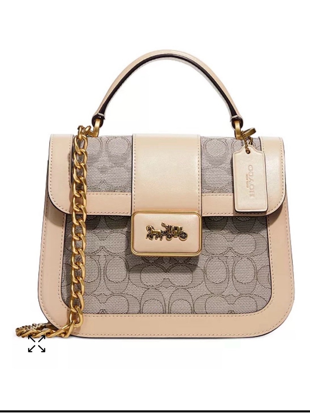 Coach Alie Top Handle In Signature Jacquard